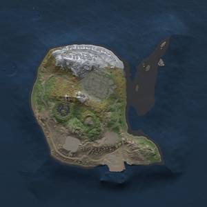 Thumbnail Rust Map: Procedural Map, Size: 1509, Seed: 662981528, 4 Monuments