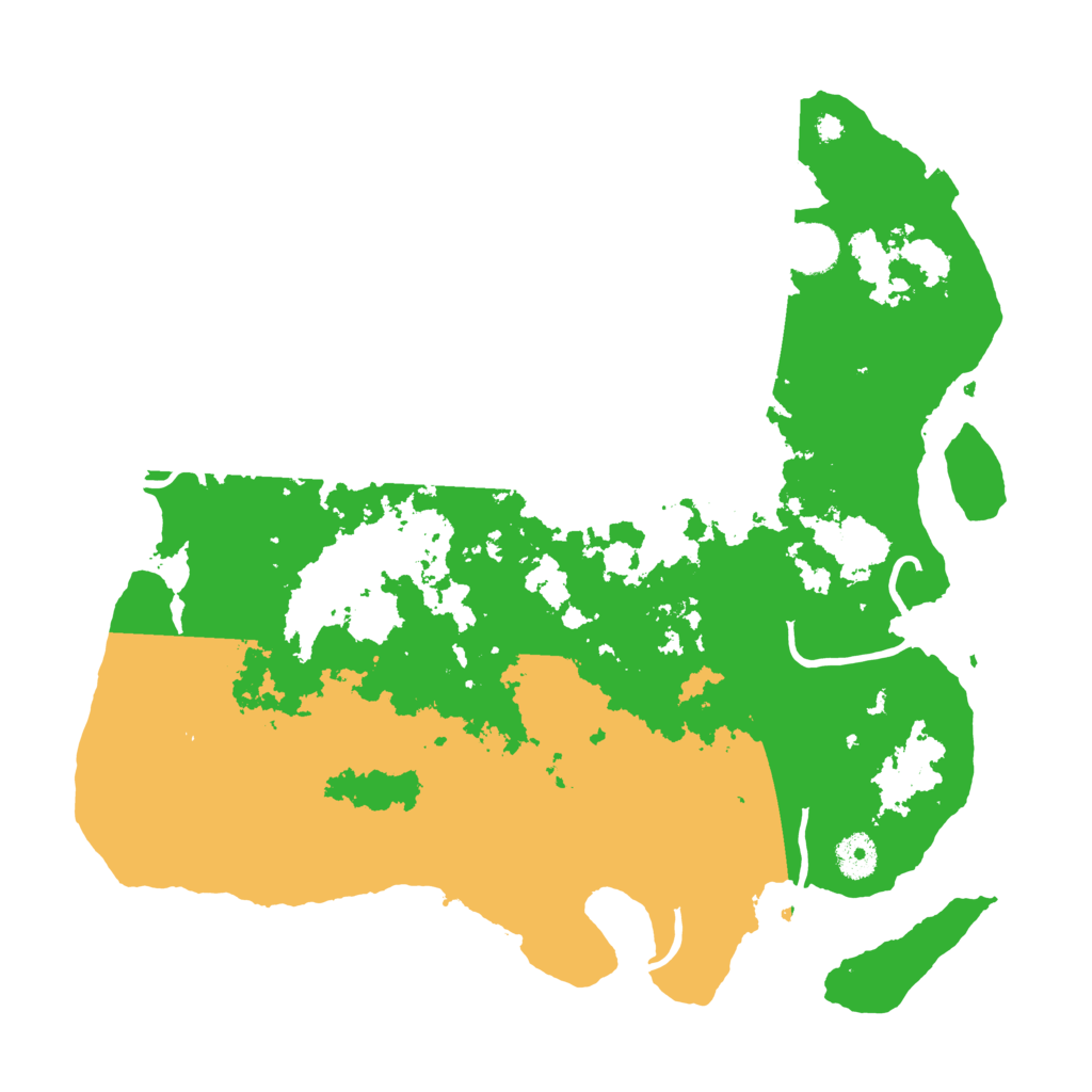 Biome Rust Map: Procedural Map, Size: 3800, Seed: 2074735405