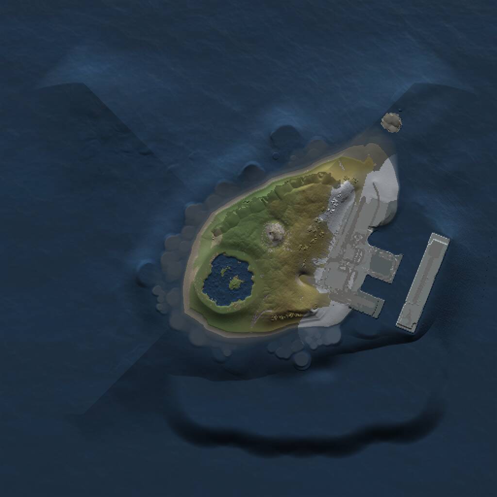 Rust Map: Procedural Map, Size: 1000, Seed: 571006683, 2 Monuments