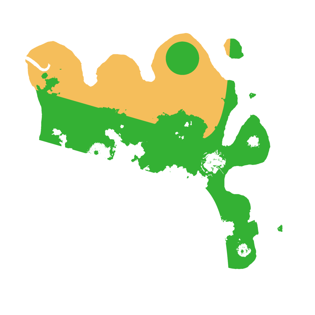 Biome Rust Map: Procedural Map, Size: 2500, Seed: 2022024