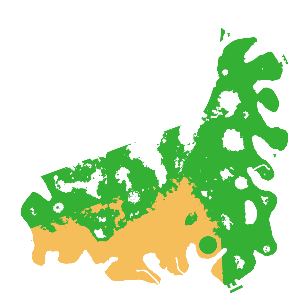 Biome Rust Map: Procedural Map, Size: 4500, Seed: 798484300