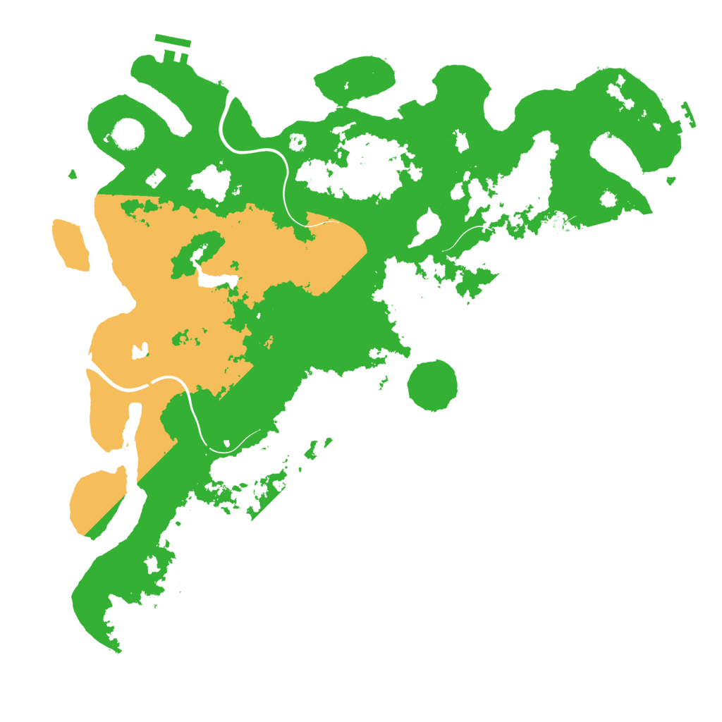 Biome Rust Map: Procedural Map, Size: 4050, Seed: 1861605056