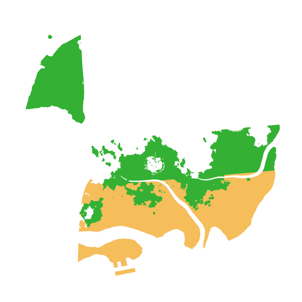 Biome Rust Map: Procedural Map, Size: 3000, Seed: 1140855147