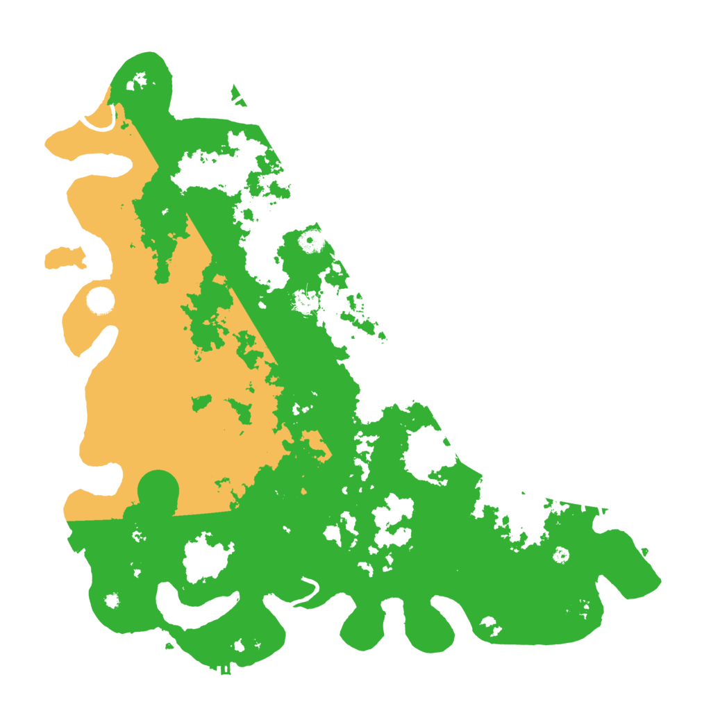 Biome Rust Map: Procedural Map, Size: 4500, Seed: 262929522