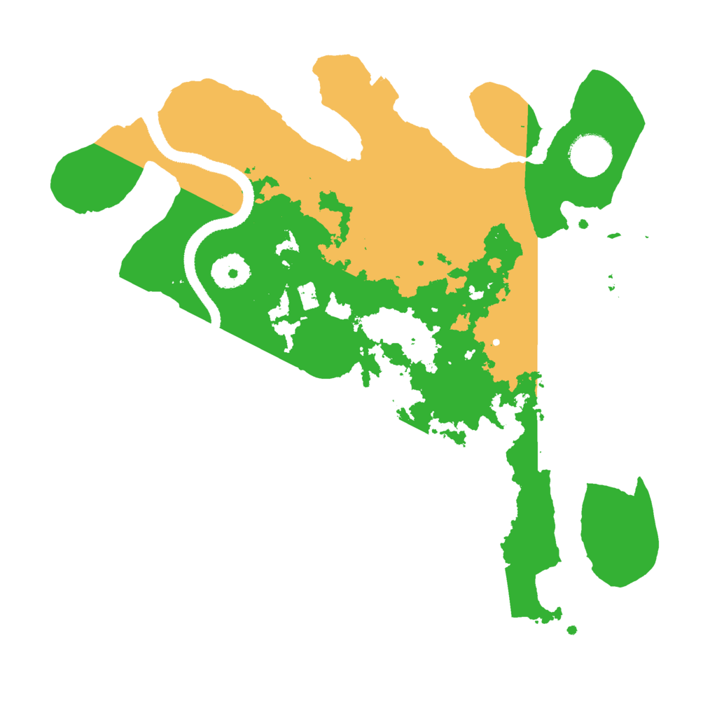 Biome Rust Map: Procedural Map, Size: 3000, Seed: 716716