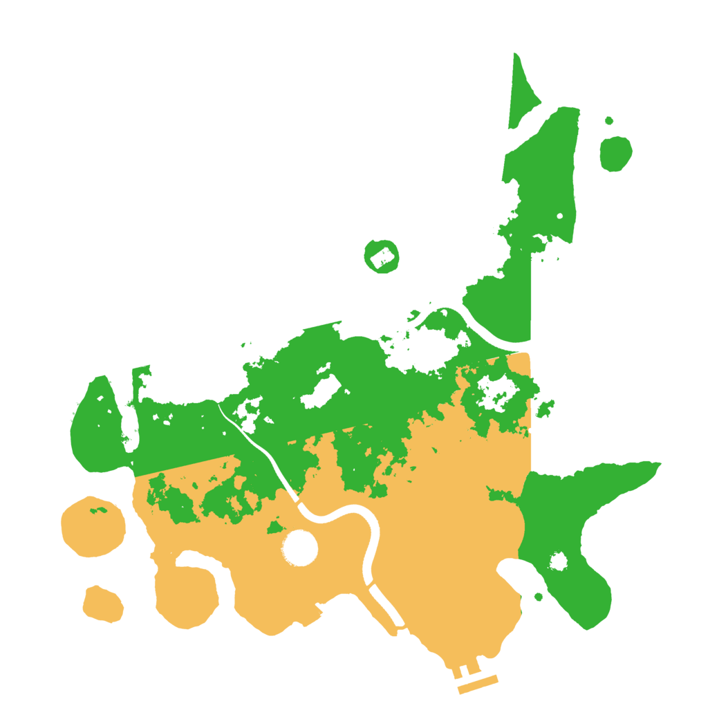 Biome Rust Map: Procedural Map, Size: 3500, Seed: 226292843