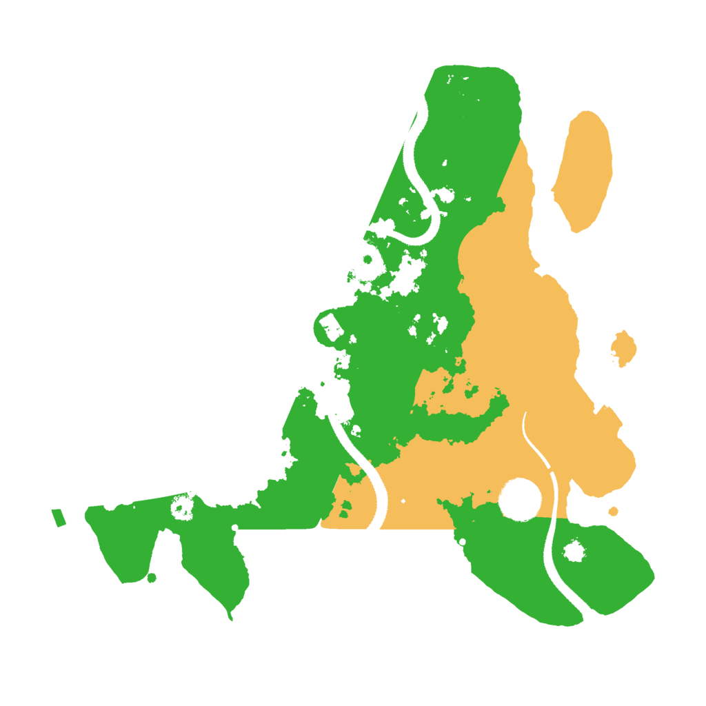 Biome Rust Map: Procedural Map, Size: 3000, Seed: 45311