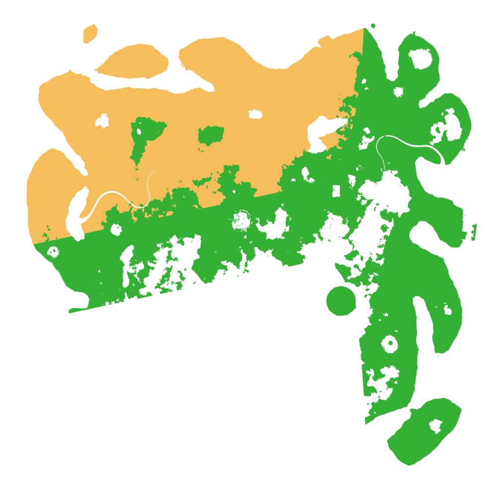 Biome Rust Map: Procedural Map, Size: 4500, Seed: 2061111242