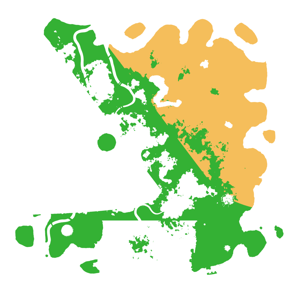 Biome Rust Map: Procedural Map, Size: 4500, Seed: 1124603494