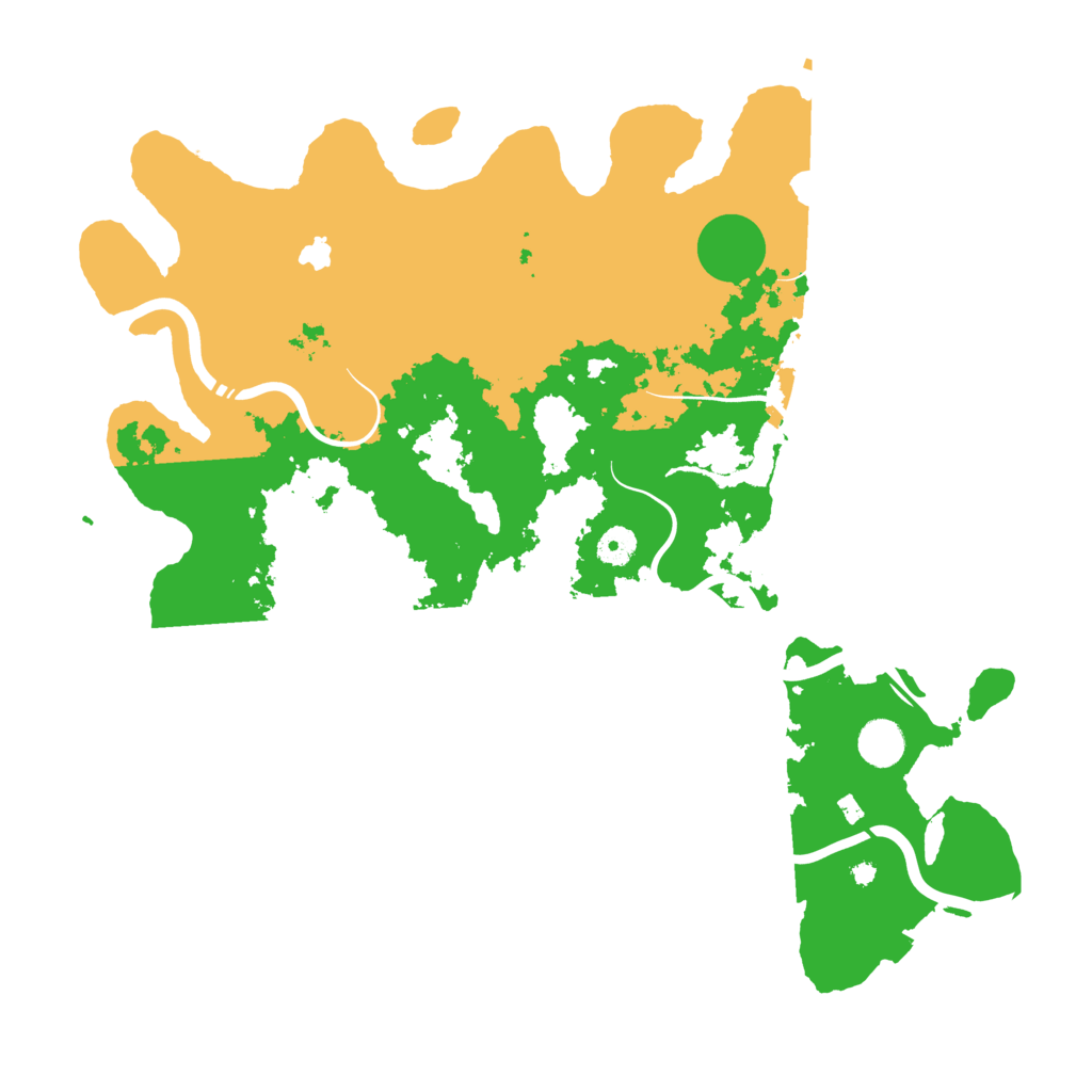 Biome Rust Map: Procedural Map, Size: 4250, Seed: 1121519175