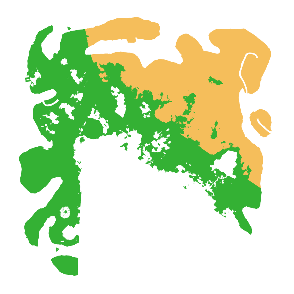 Biome Rust Map: Procedural Map, Size: 4000, Seed: 65199
