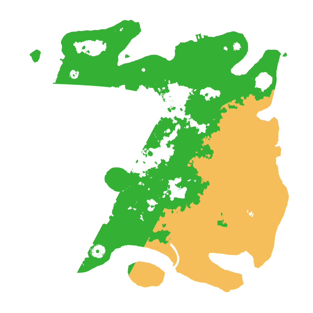 Biome Rust Map: Procedural Map, Size: 3600, Seed: 69085927