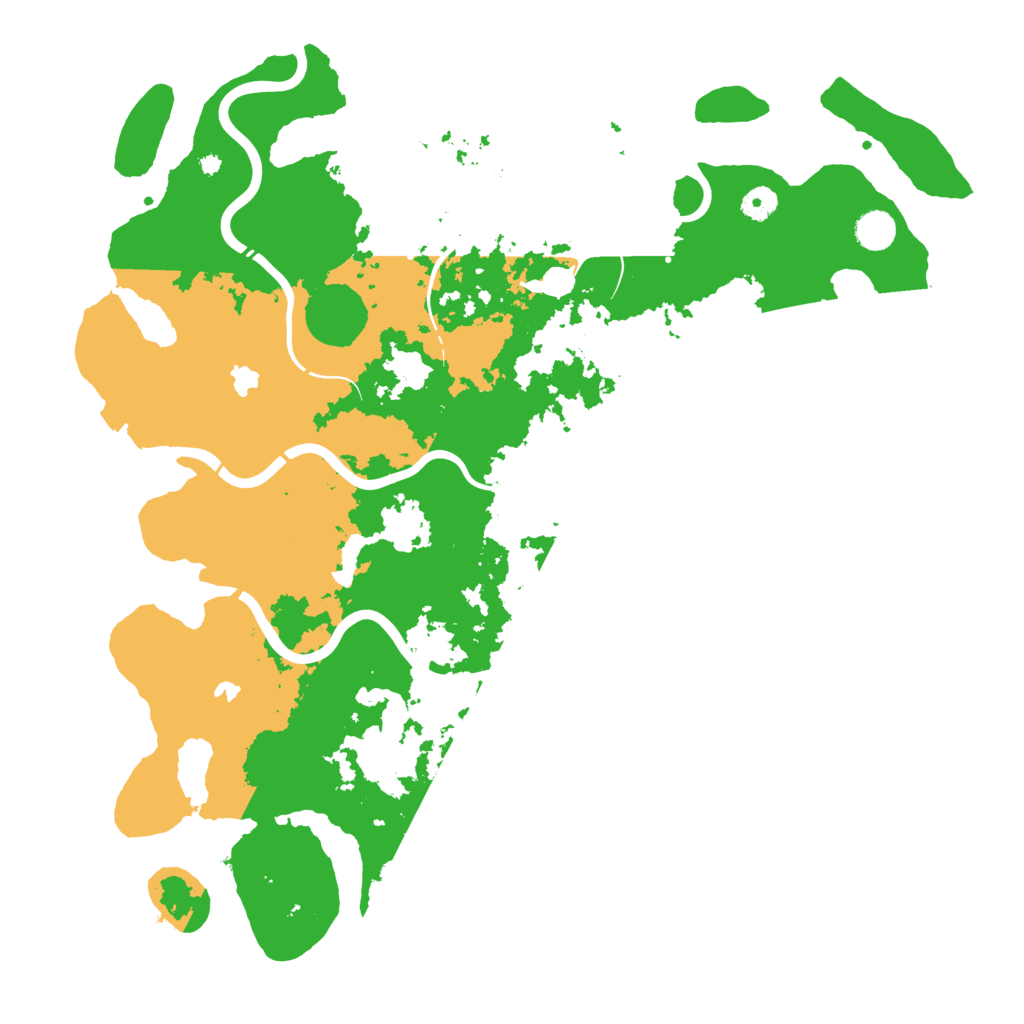 Biome Rust Map: Procedural Map, Size: 4500, Seed: 1203022451