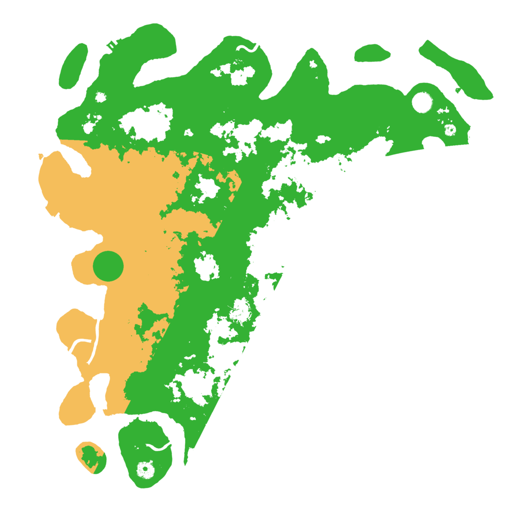 Biome Rust Map: Procedural Map, Size: 4500, Seed: 1203022451