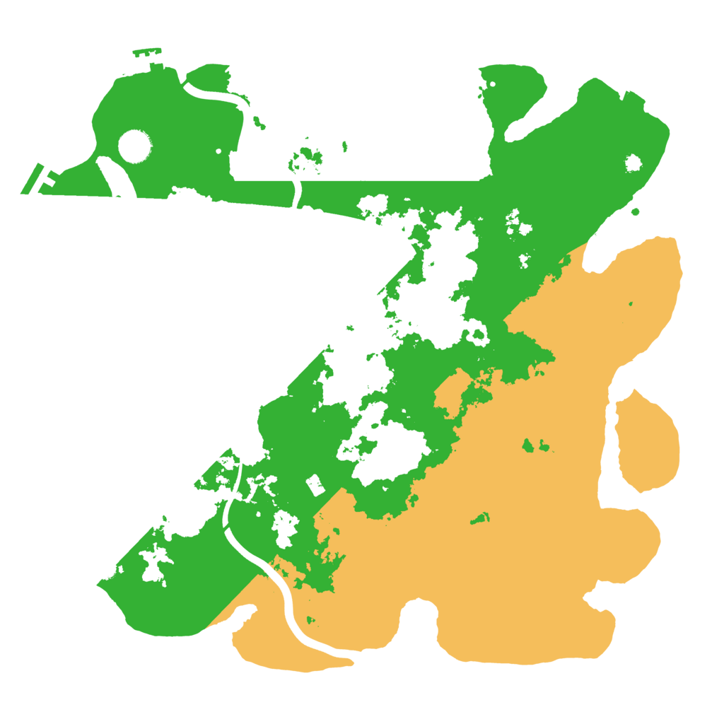 Biome Rust Map: Procedural Map, Size: 3850, Seed: 739124760