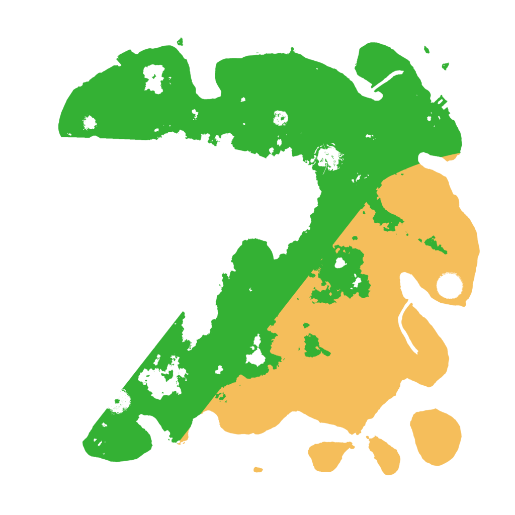 Biome Rust Map: Procedural Map, Size: 3500, Seed: 1551166