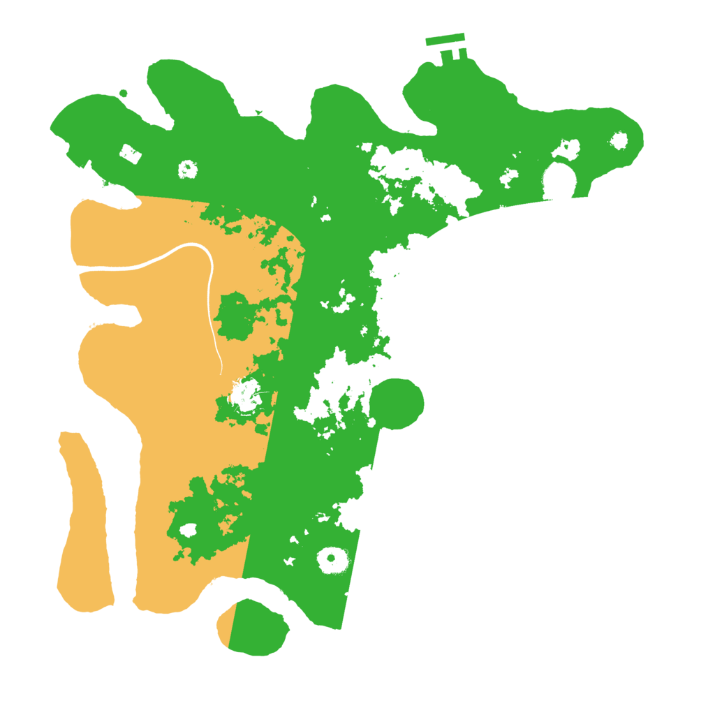 Biome Rust Map: Procedural Map, Size: 3700, Seed: 647519972
