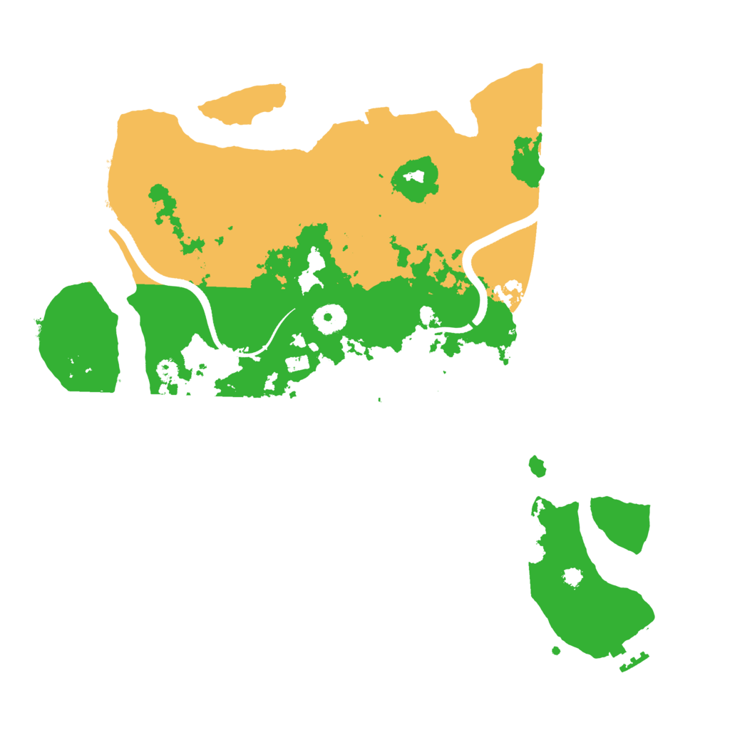 Biome Rust Map: Procedural Map, Size: 3500, Seed: 170925368