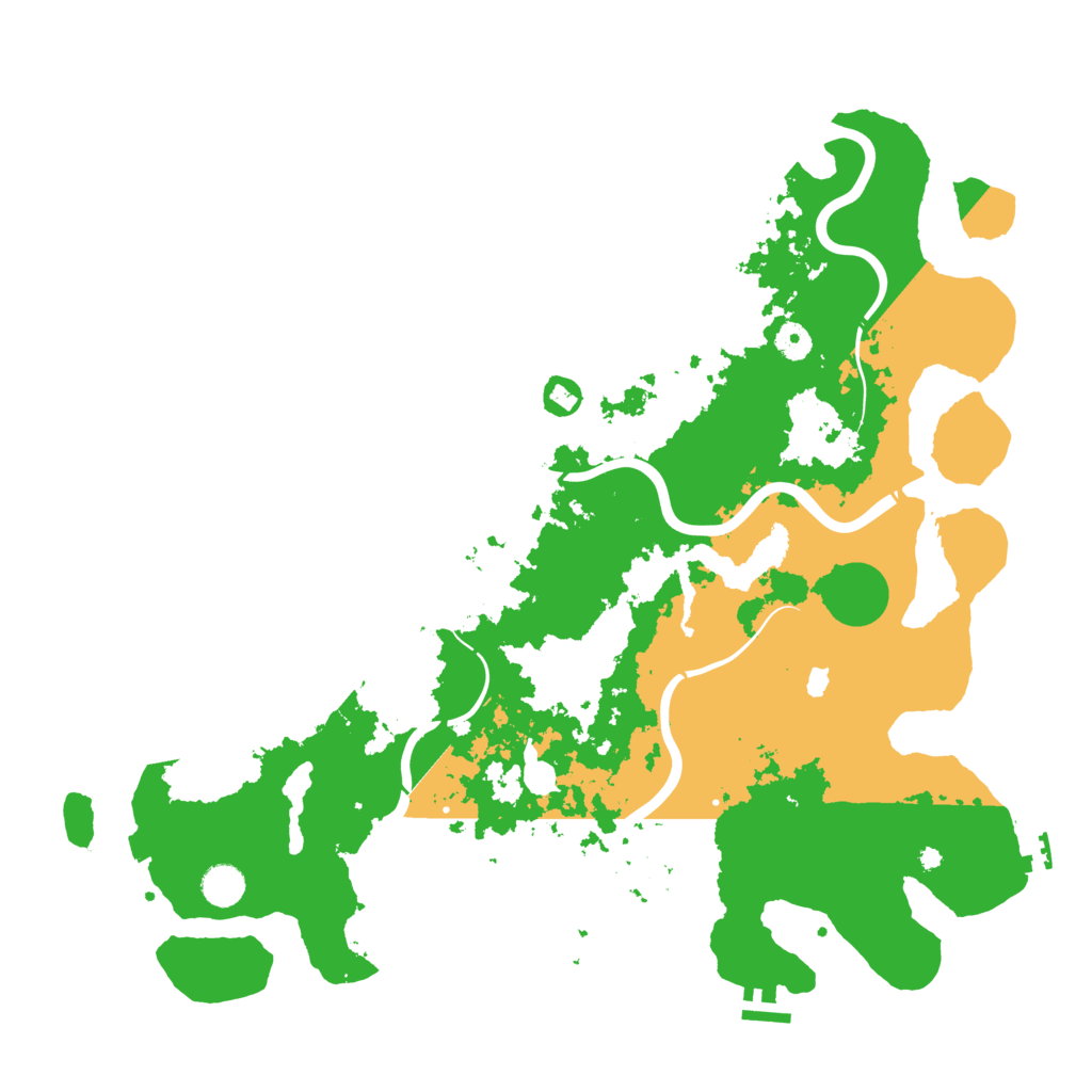 Biome Rust Map: Procedural Map, Size: 4500, Seed: 1509654138