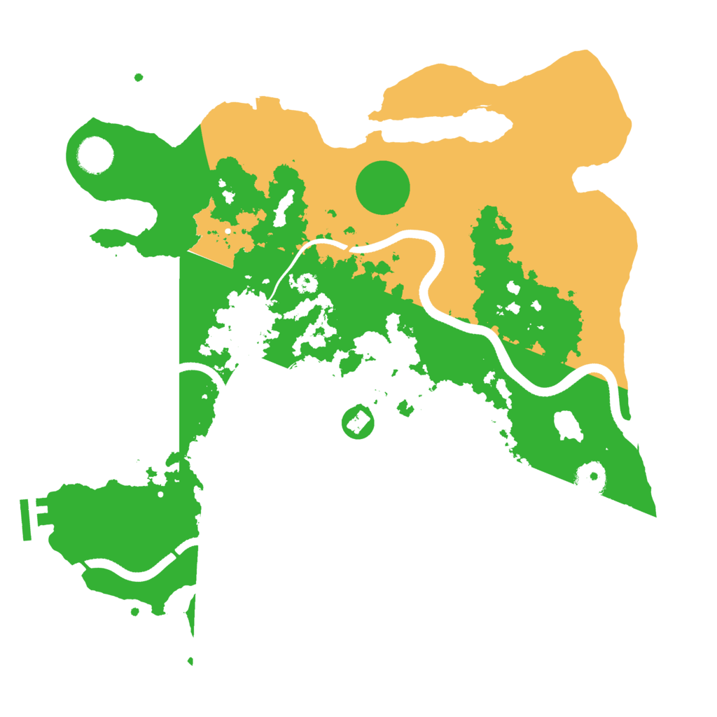 Biome Rust Map: Procedural Map, Size: 3500, Seed: 635499740