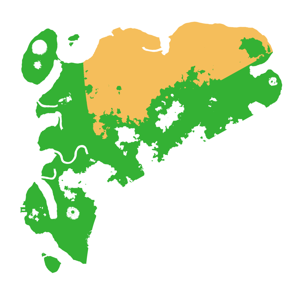 Biome Rust Map: Procedural Map, Size: 3650, Seed: 56529085