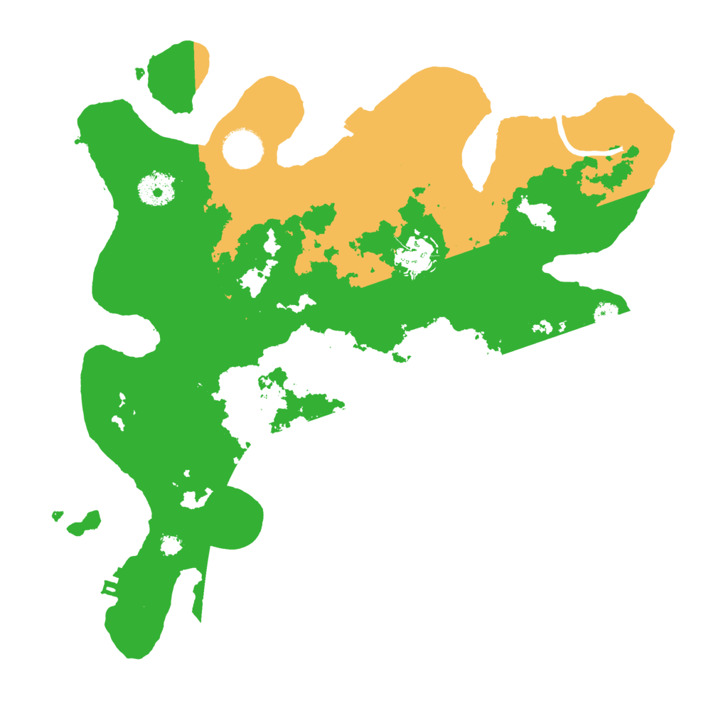 Biome Rust Map: Procedural Map, Size: 3200, Seed: 896322074
