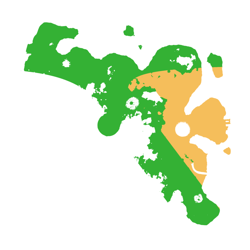 Biome Rust Map: Procedural Map, Size: 3000, Seed: 5401125