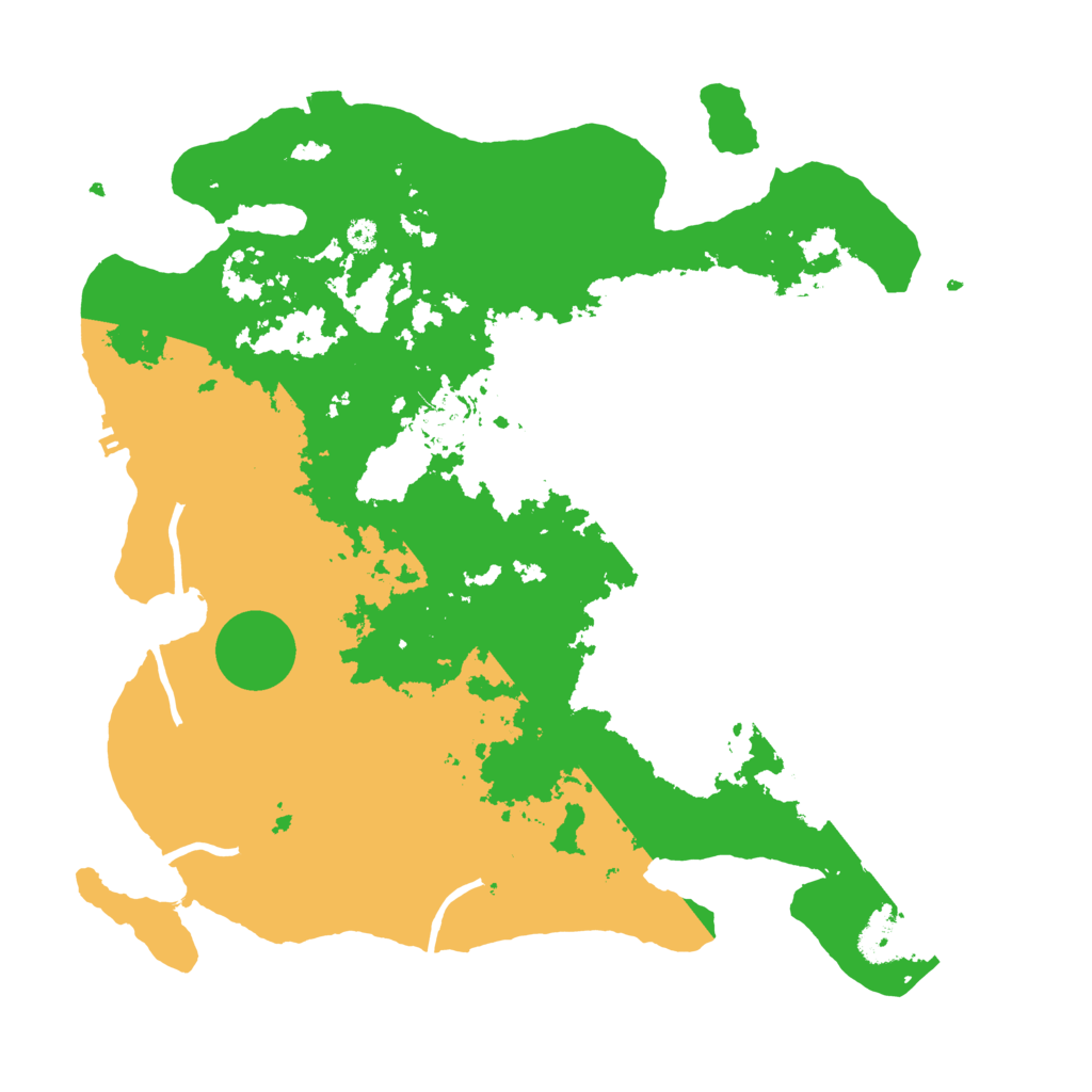 Biome Rust Map: Procedural Map, Size: 3600, Seed: 20302