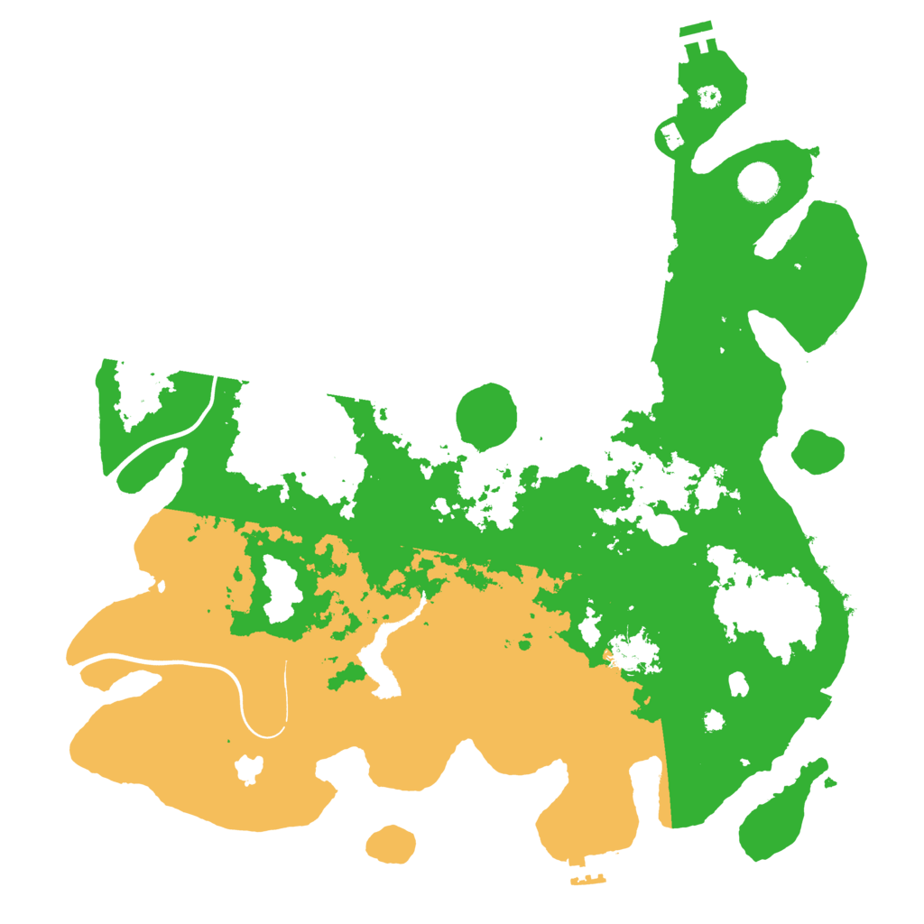 Biome Rust Map: Procedural Map, Size: 4000, Seed: 764645971