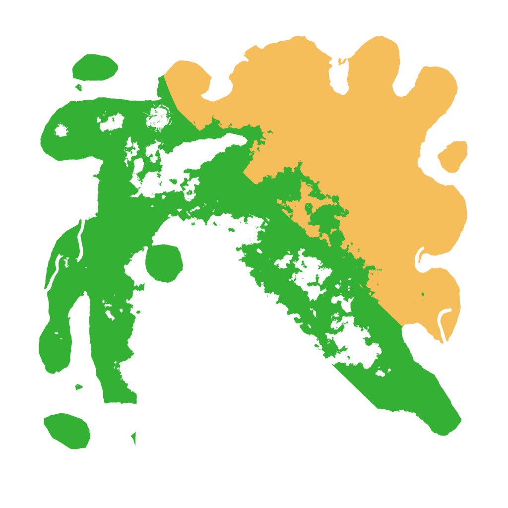 Biome Rust Map: Procedural Map, Size: 3700, Seed: 127363266