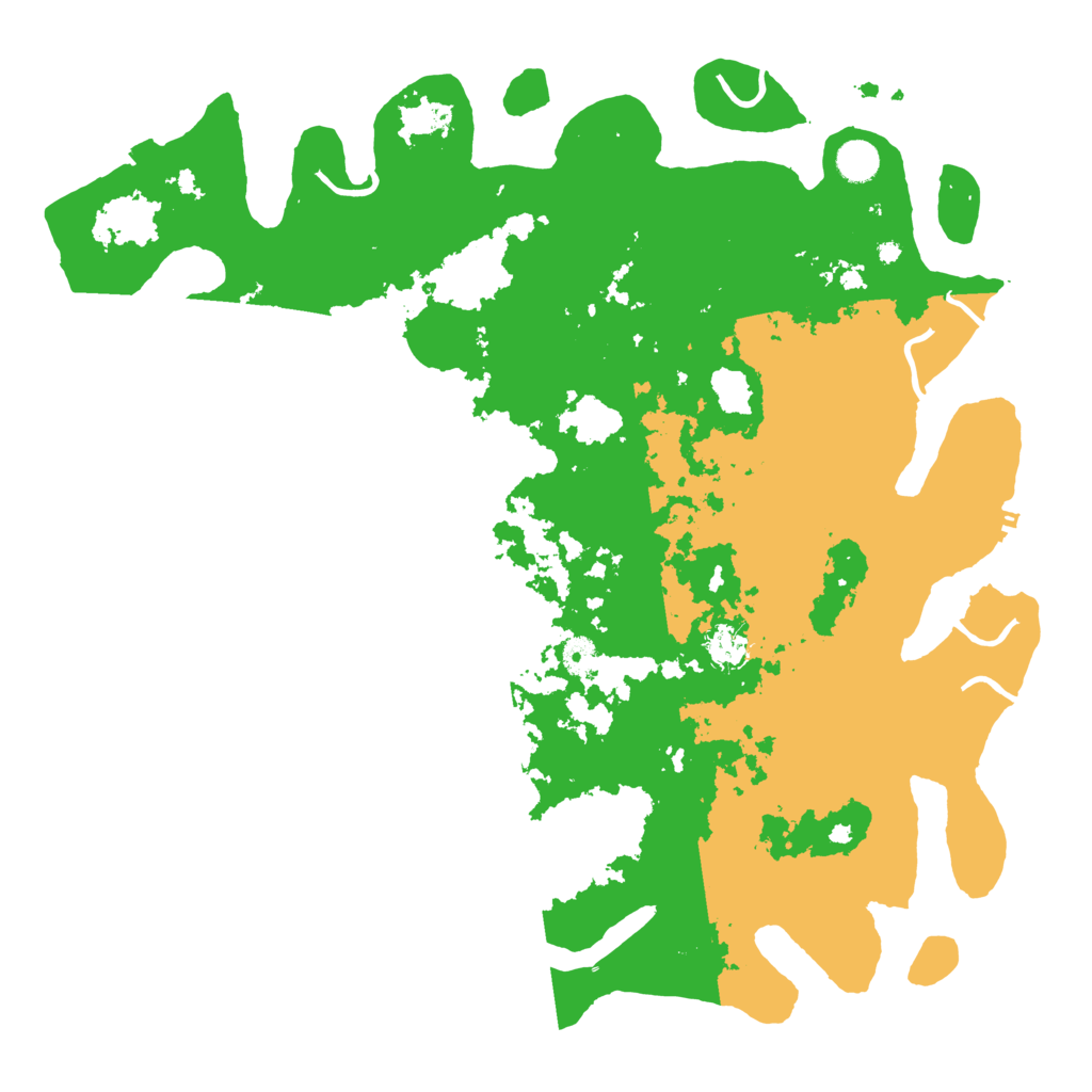 Biome Rust Map: Procedural Map, Size: 4500, Seed: 579511179