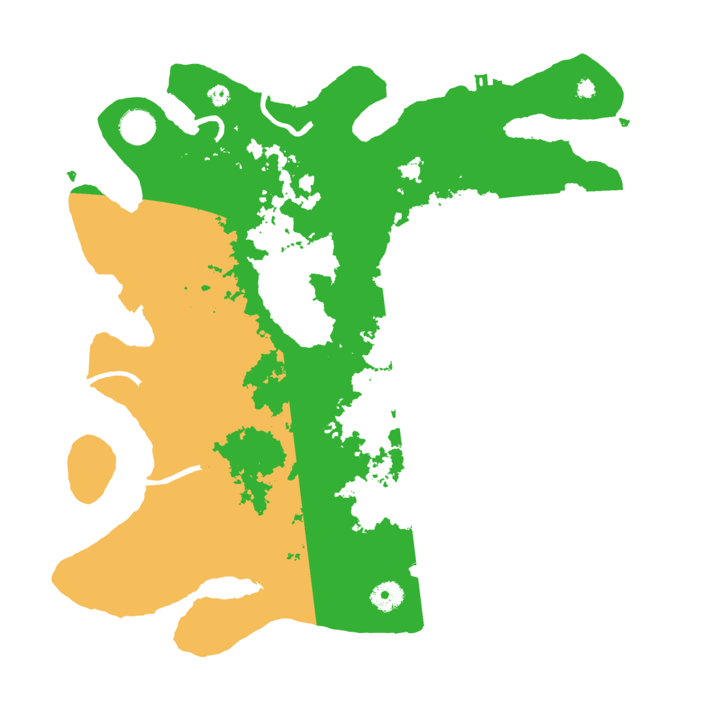Biome Rust Map: Procedural Map, Size: 3500, Seed: 2070044555