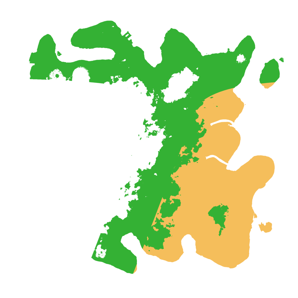 Biome Rust Map: Procedural Map, Size: 3200, Seed: 444444