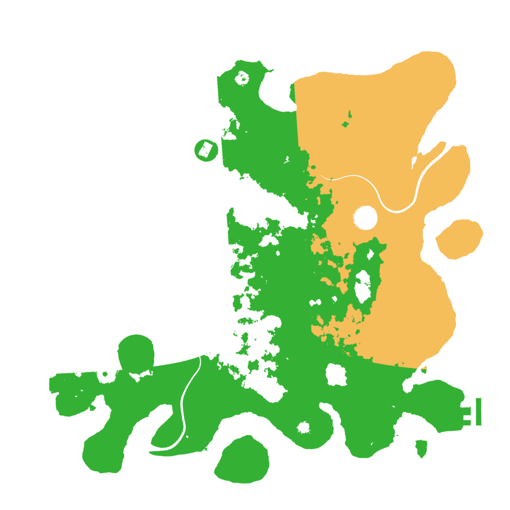 Biome Rust Map: Procedural Map, Size: 3750, Seed: 340836727