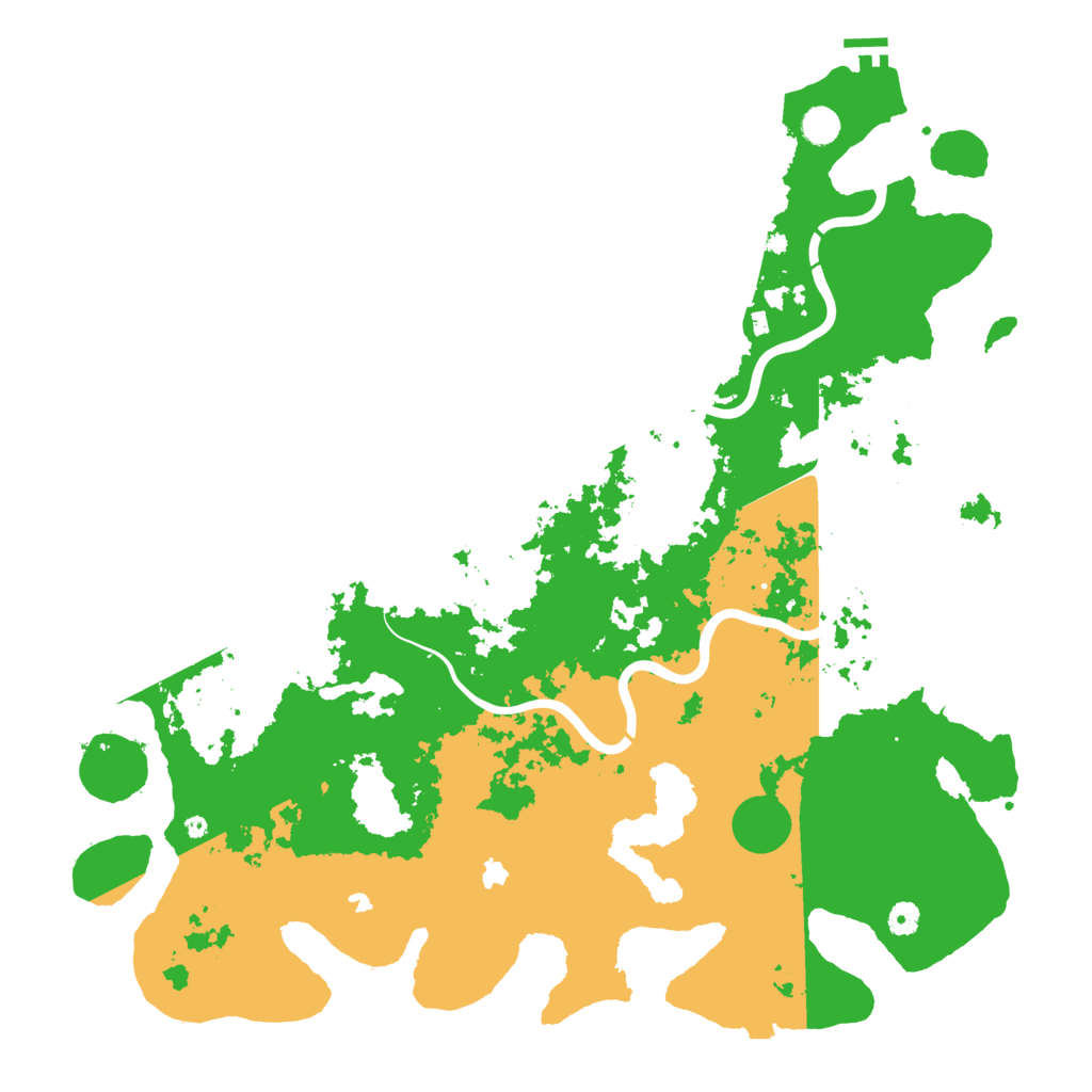 Biome Rust Map: Procedural Map, Size: 5000, Seed: 76102415