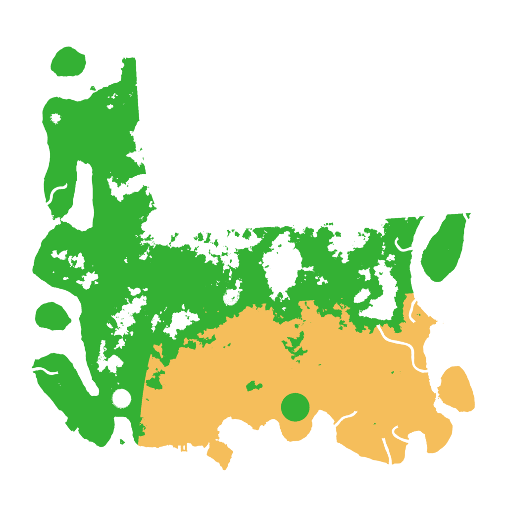 Biome Rust Map: Procedural Map, Size: 4700, Seed: 1657299186