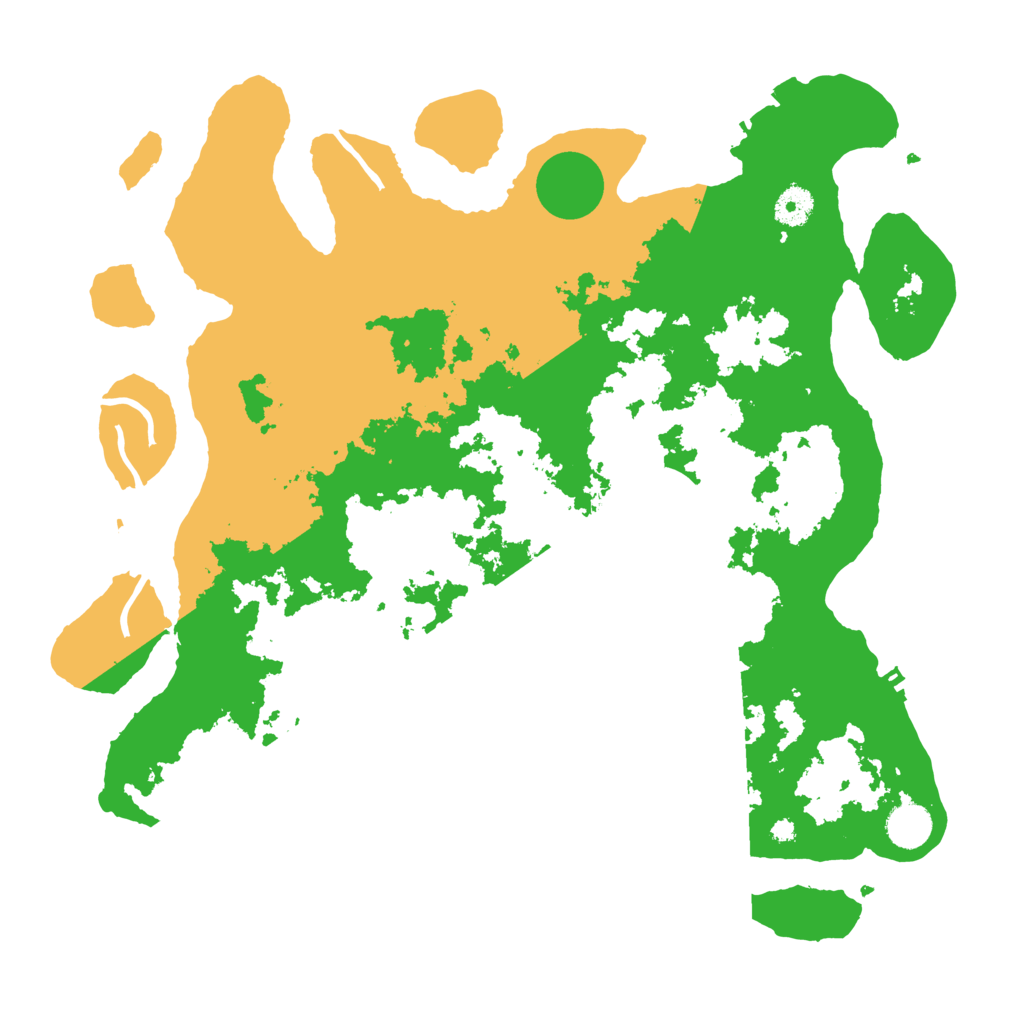 Biome Rust Map: Procedural Map, Size: 4000, Seed: 83343