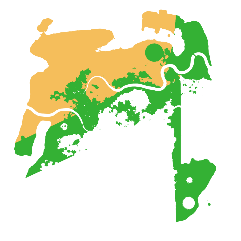 Biome Rust Map: Procedural Map, Size: 3500, Seed: 2224