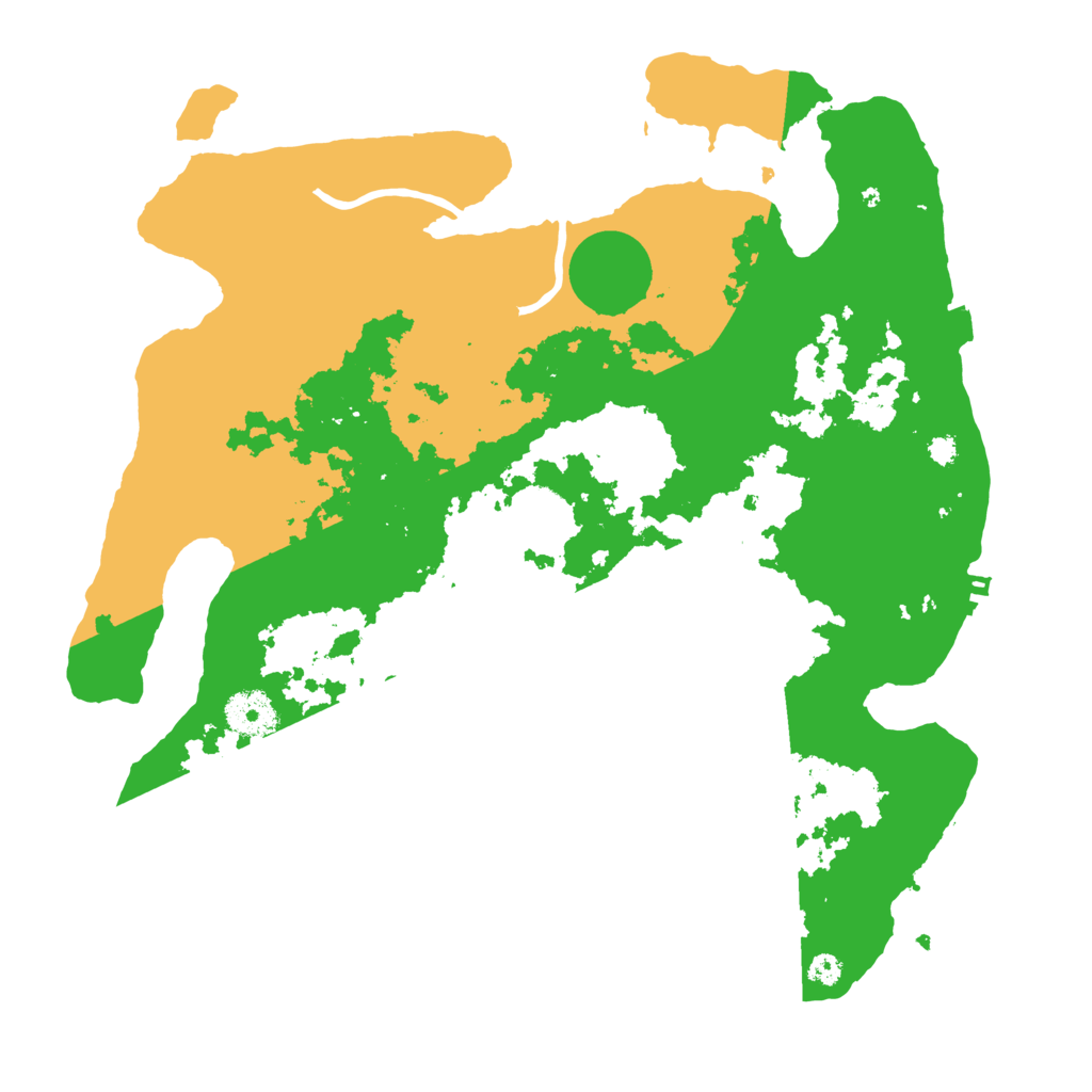 Biome Rust Map: Procedural Map, Size: 3500, Seed: 2224