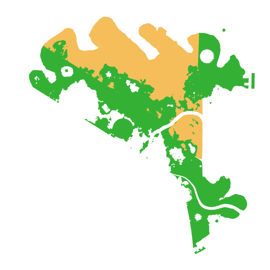 Biome Rust Map: Procedural Map, Size: 3500, Seed: 349032912