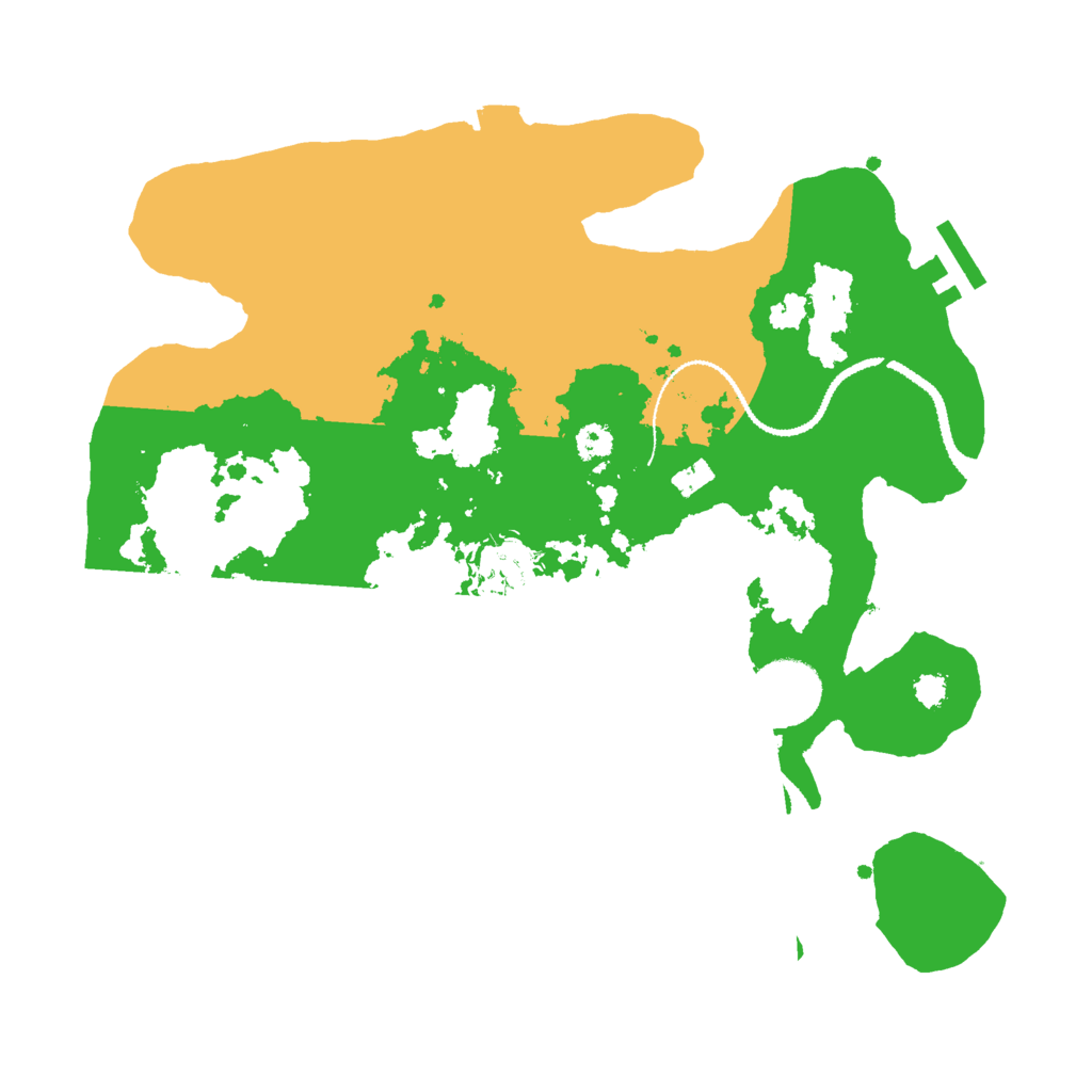 Biome Rust Map: Procedural Map, Size: 3000, Seed: 343117