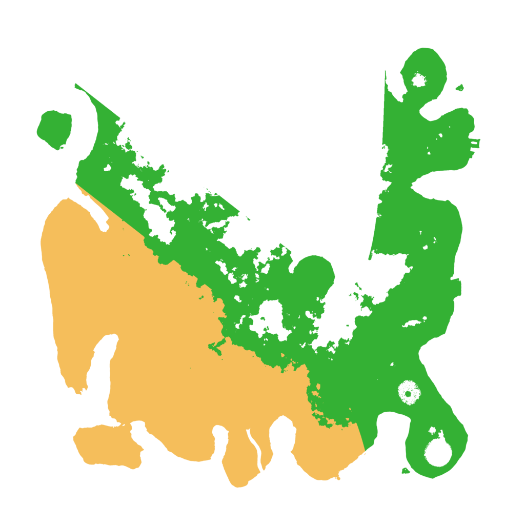 Biome Rust Map: Procedural Map, Size: 3500, Seed: 765508513