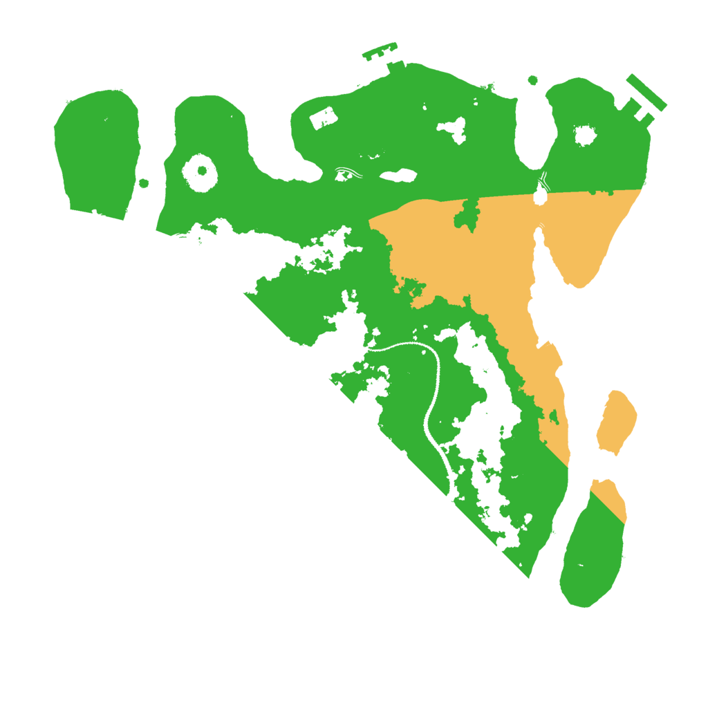 Biome Rust Map: Procedural Map, Size: 3000, Seed: 1570575189