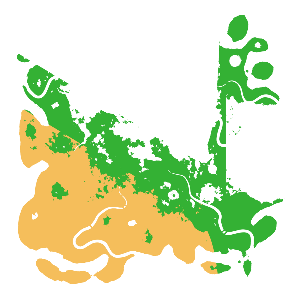 Biome Rust Map: Procedural Map, Size: 4500, Seed: 1461670826