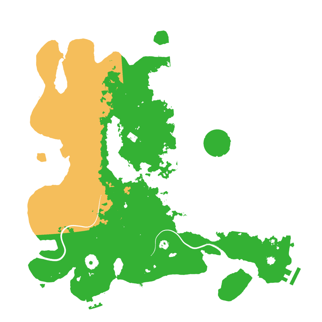 Biome Rust Map: Procedural Map, Size: 3500, Seed: 1669540007