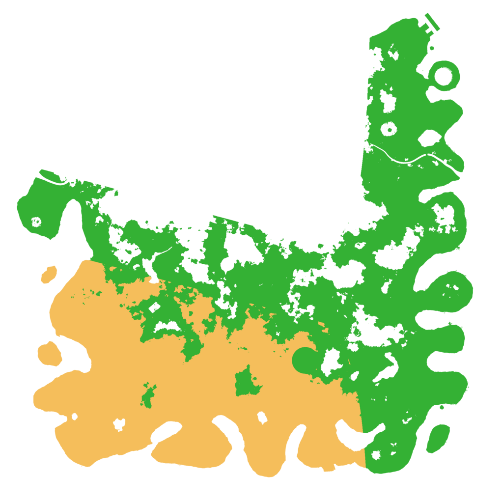 Biome Rust Map: Procedural Map, Size: 5000, Seed: 1417412816