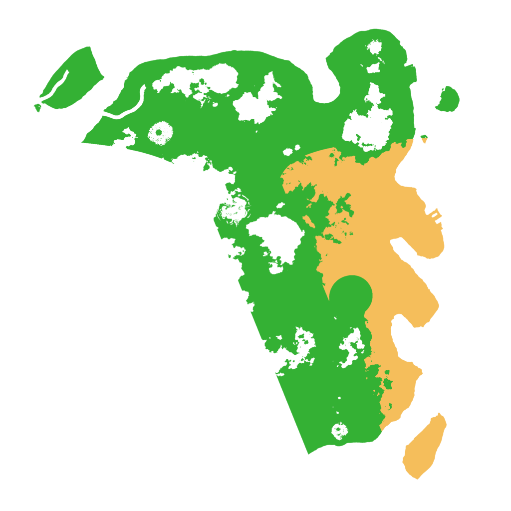 Biome Rust Map: Procedural Map, Size: 3300, Seed: 1491455176