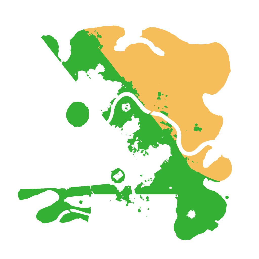 Biome Rust Map: Procedural Map, Size: 3000, Seed: 1391145161