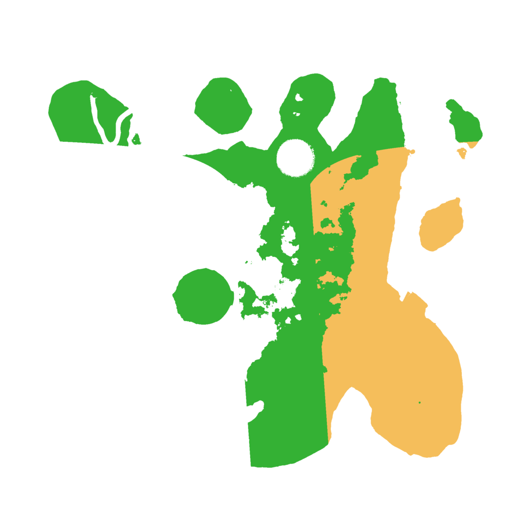 Biome Rust Map: Procedural Map, Size: 2500, Seed: 708542573