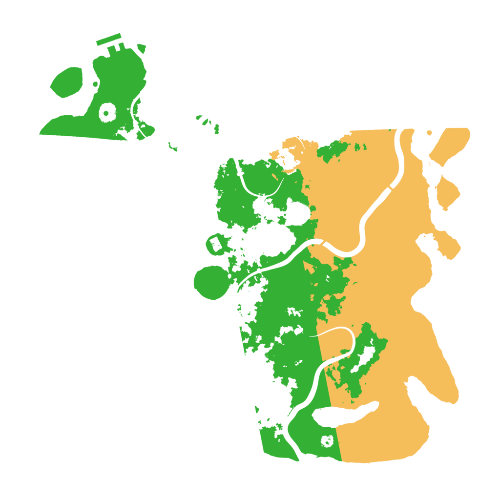 Biome Rust Map: Procedural Map, Size: 3995, Seed: 62943